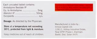 Amlovent At 550 Mg Tablet 10 - Uses, Side Effects, Dosage, Price | Truemeds