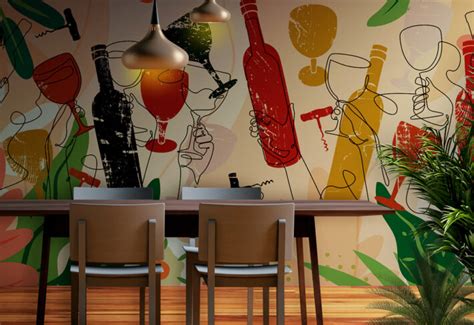 Restaurant Wall Decor 的图像结果