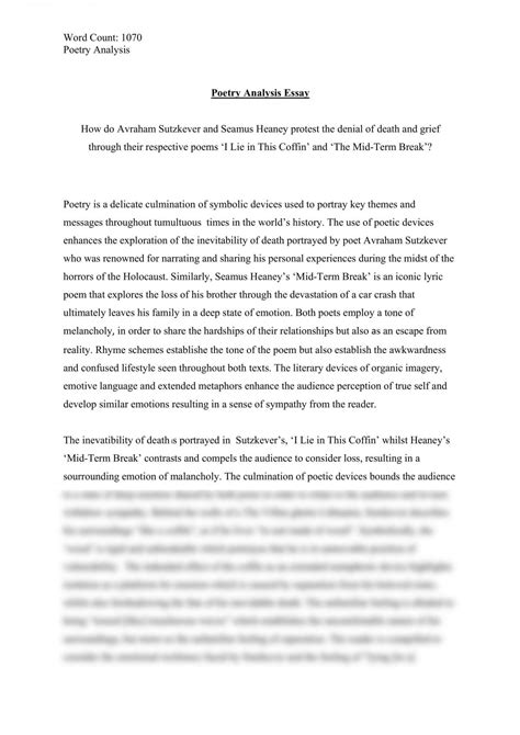 Image result for Explication Essay Sample