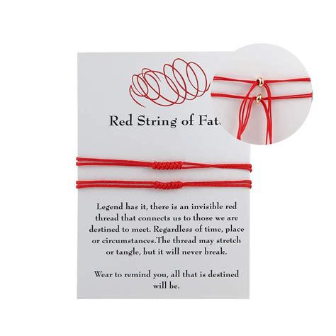 Red String Bracelet 的图像结果