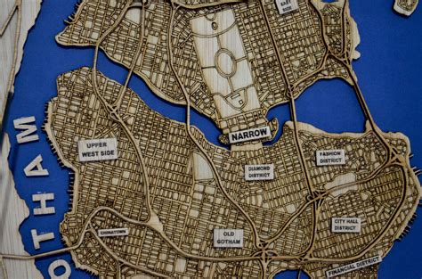 Gotham City Map #gothamcity #gothamfyp #gotham #batman #dccomics