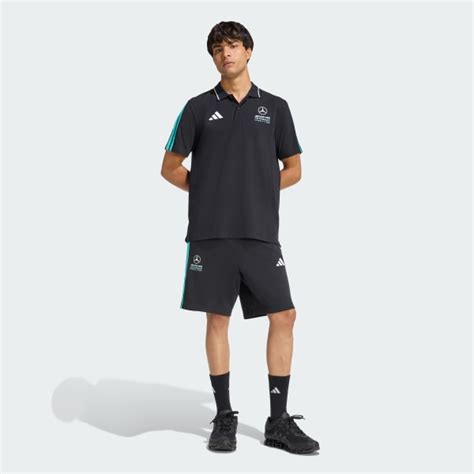 adidas MERCEDES - AMG PETRONAS FORMULA 1 TEAM DNA POLO Shirt - Black ...