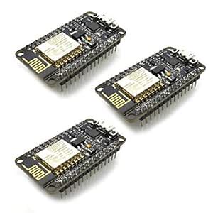 HiLetgo 3pcs ESP8266 NodeMCU CP2102 ESP-12E Internet WiFi Development ...