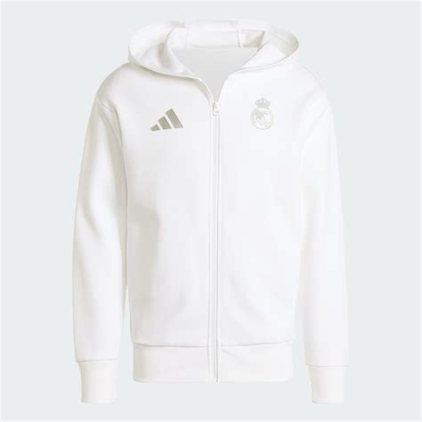 adidas Real Madrid Anthem Jacket - White | adidas UAE