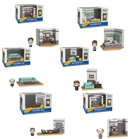 Seinfeld Pop Vinyl Mini Figure Diorama Complete Chase Set (6) : Amazon ...