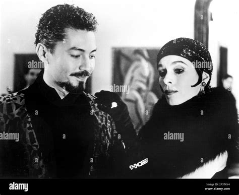 John Lone, Geraldine Chaplin, on-set of the Film, "The Moderns", Nelson ...