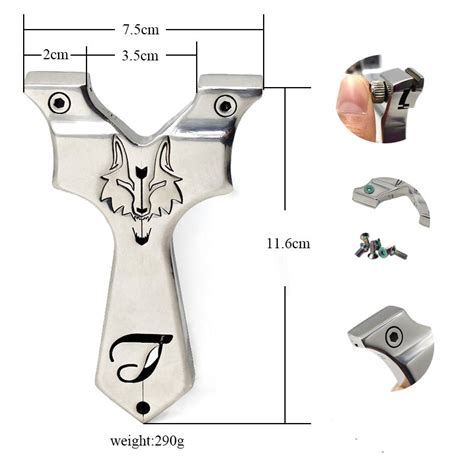 Wolf King Stainless Steel Slingshot – INDIAN SLINGSHOT