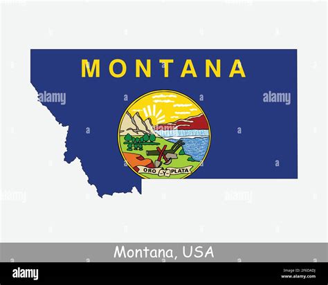 Counties Of Montana Administrative Map Usa Vector Image, 49% OFF