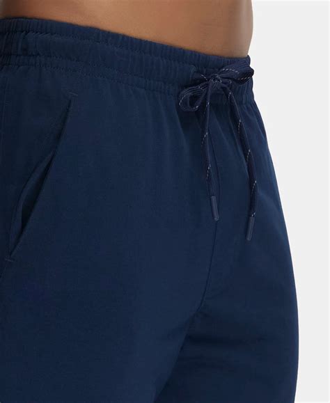 Buy Super Combed Cotton Rich Shorts with StayFresh Treatment - Navy ...