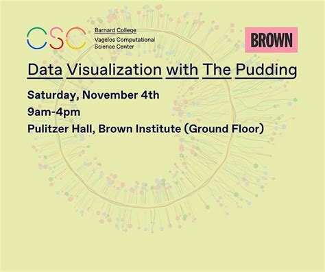 CSC Workshop: Data Visualization with The Pudding, Brown Institute for ...