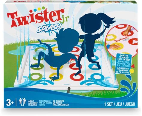 Hasbro Twister Jr. Splash – Outdoor Inflatable Water Twister Game for ...