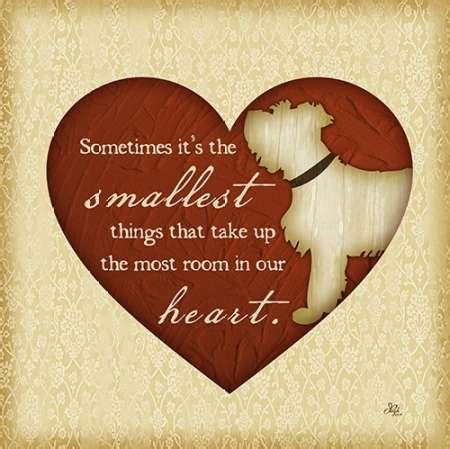 Karmakara Smallest Things - Dog by Pugh, Jennifer- Fine Art Print on ...