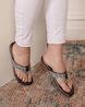 Buy Grey Flat Sandals for Women by SHEZONE Online | Ajio.com