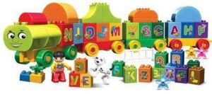gthf MRT Colorful Alphabet Train Building Blocks Learning Game Play Set ...