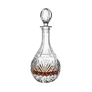Simplicity Glass Whiskey Decanter Wine Dispenser Crystal Glass Lead ...