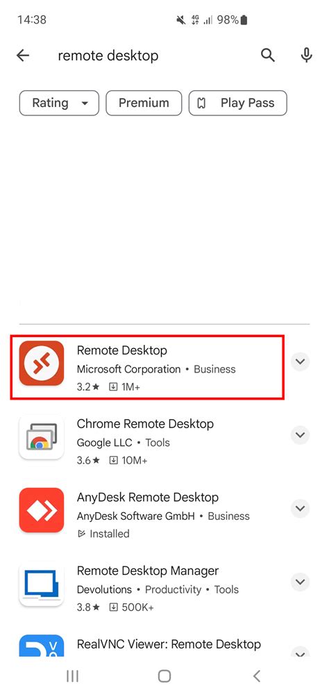 Image result for Install Remote Desktop Android