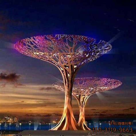 不锈钢景观树雕塑_厂家图片价格-玉海雕塑 景观,不锈钢