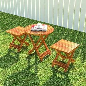 PANKAJ WOODEN ART Handmade Wooden Outdoor Wood Standard Foldable Patio ...