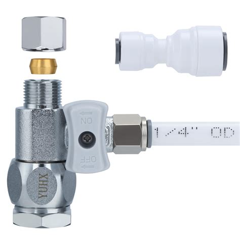 Amazon.com: YUHX Feed Water Adapter 3/8" x 1/4" or 3/8" Add-A-Tee, 1/2 ...