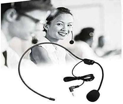 Choicit Asia Head Band 3.5mm Unidirectional Head Mic, Flexible Wired ...