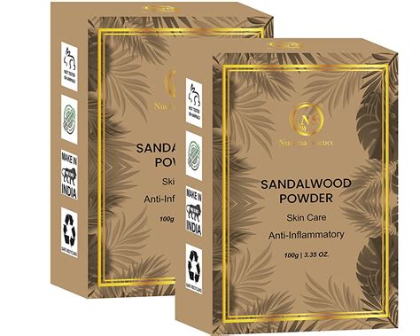 Nuerma Science Sandalwood Powder for De Tan, Glowing skin, Oil Control ...