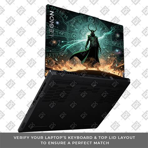 Loki God of Mischief Neon Lenovo Legion 5 15ARP8 Laptop Skin