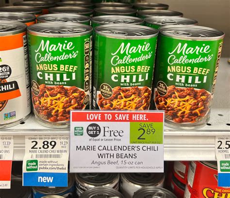 Marie Callender’s Chili Just $1.20 Per Can At Publix - iHeartPublix
