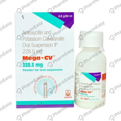 Mega Cv Bottle Of 60ml Dry Syrup: Uses, Side Effects, Price & Dosage ...