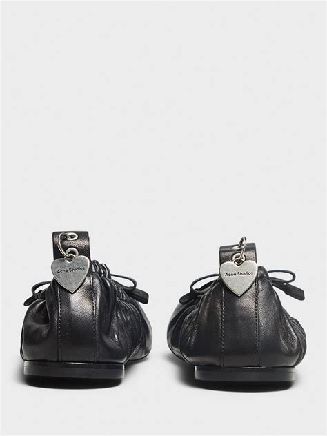 Leather Ballet Flats in Black - 38 in 2024 | Black leather ballet flats ...