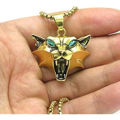 Buy Davitu Cat School Medallion Cosplay Pendant Witcher Monster Ciri ...
