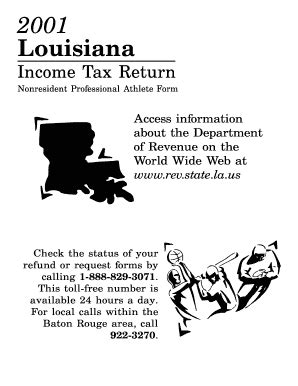 Fillable Online rev louisiana louisiana department of revenue file form ...