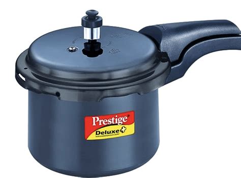 Prestige Deluxe Plus Hard Anodized Outer Lid Pressure Cooker, 3 Litres ...