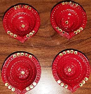 Buy Experto (Set of 4) Handmade Traditiona Diya-Deepak- Mitti ka Diya ...