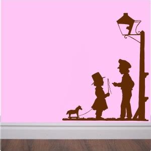 Decor Villa 50 cm Decor villa Boy and girl Wall Decal & Sticker Self ...