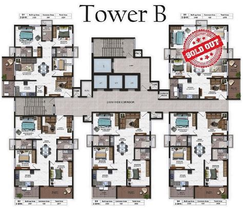 High Rise 3 BHK at Candeur Crescent, Serilingampally
