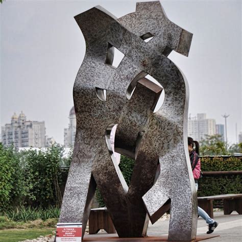 户外不锈钢雕塑广场城市园林摆件彩钢校园景观金属装饰品大号定制-阿里巴巴