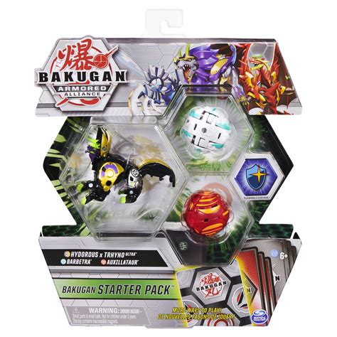 Buy Bakugan Starter Pack 3-Pack, Fused Hydorous x Thryno Ultra, Armored ...