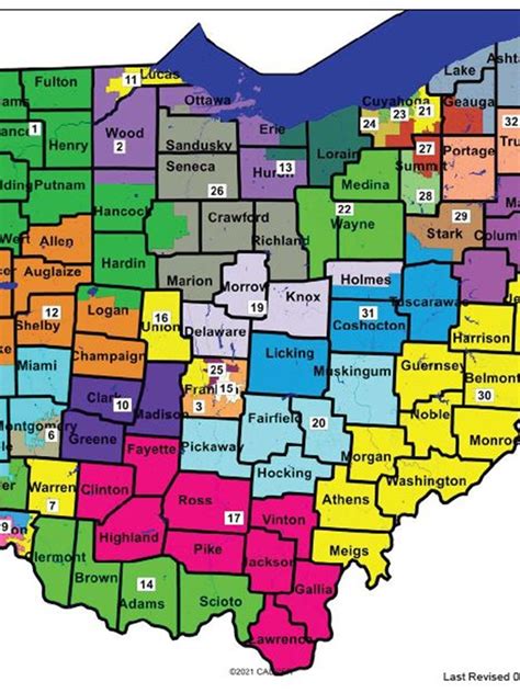 Map Of Ohio Cities And Counties
