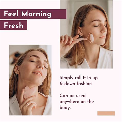 Azah Quartz Roller & Gua Sha Set - Natural Facial Massage Tools ...