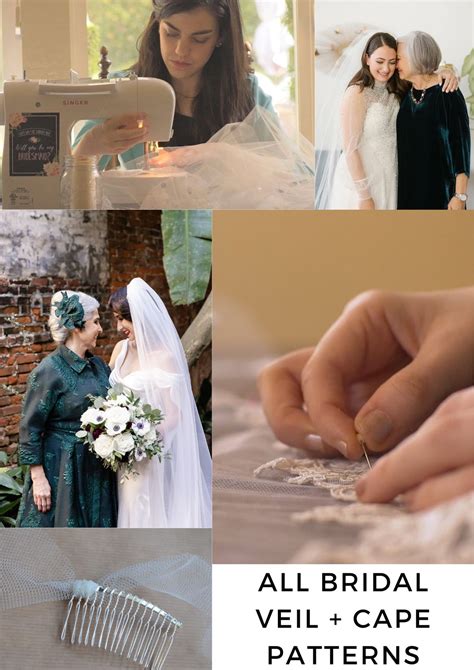 Ultimate Wedding Accessory Sewing Guide: 15+ Bridal Veil, Cape and Sle ...