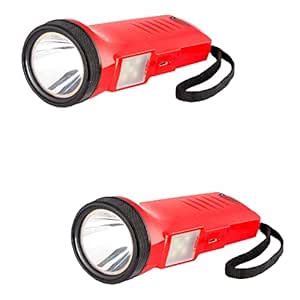 Lexton Duo Torch Light | 2W USB 1200 mAh | Rechargeable 2 in 1 LED ...