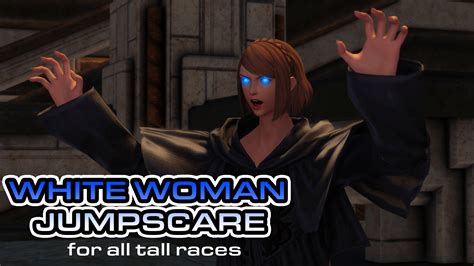 White Woman Jumpscare