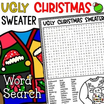 Ugly Sweater Literacy Teaching Resources | TPT