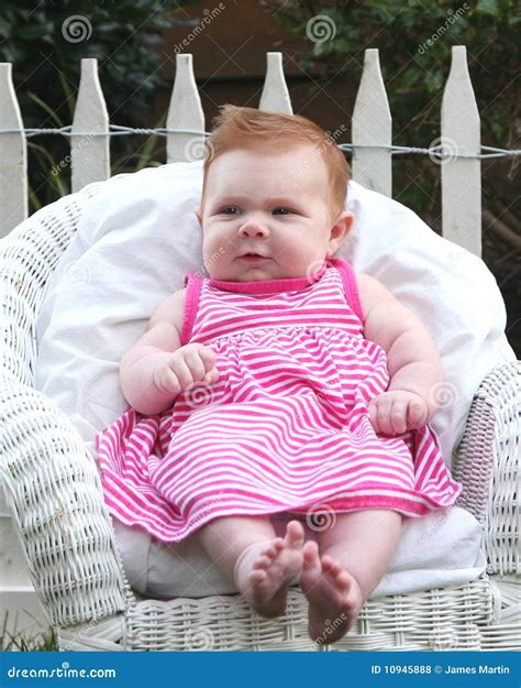 Red Haired 10 Week Old Baby Stock Photo - Image of newborn, sitting ...