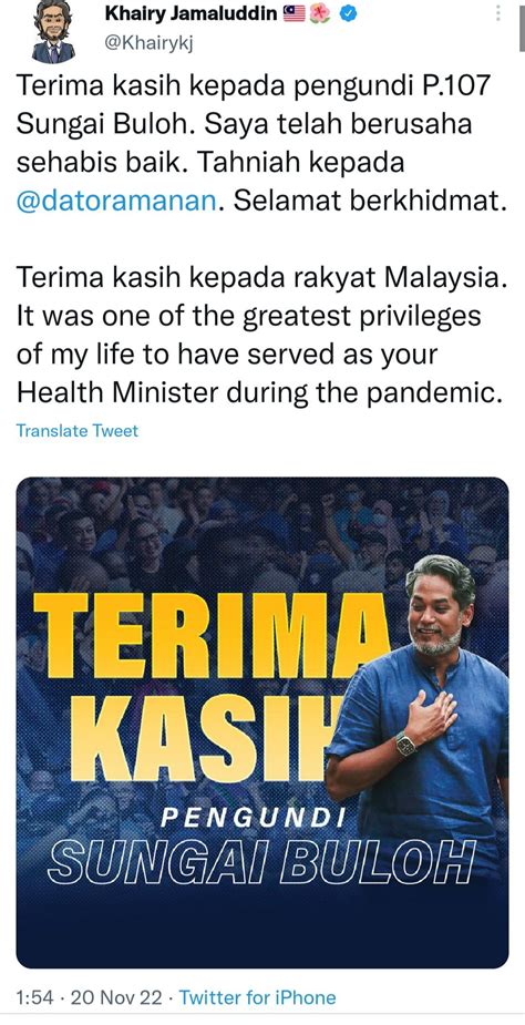KJ taking his defeat in stride : r/malaysia