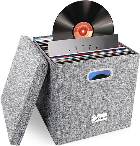 Amazon.com: DocSafe Vinyl Record Storage Box with Lock,Fireproof＆Water ...