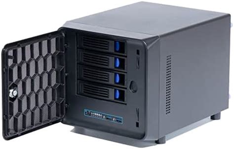 KCMconmey 4 + 1 Bay DIY NAS Case, 4 x 2.5/3.5 Tray + 1 x 2.5 Internal ...