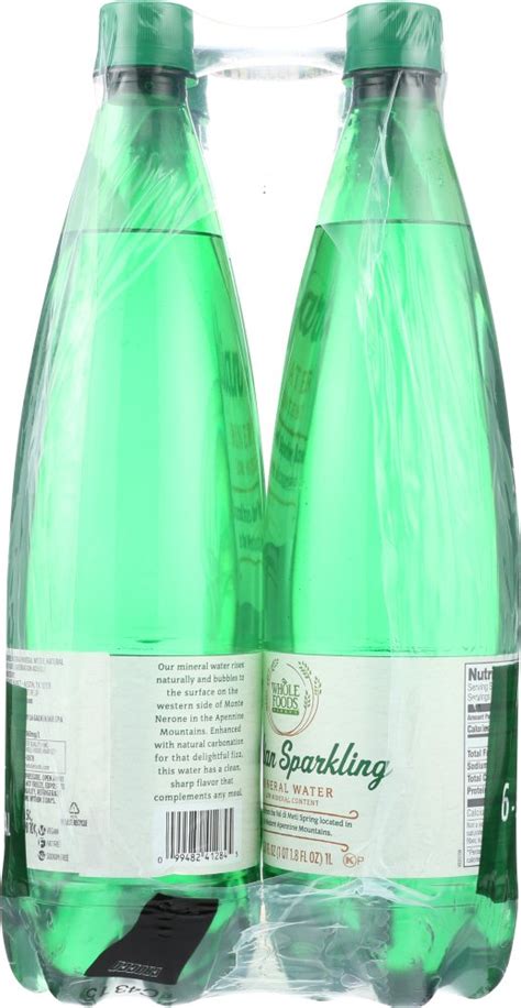Buy Whole Foods Market, Italian Sparkling Mineral Water, 6 count Online ...
