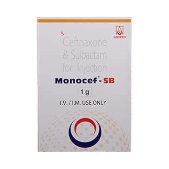 Monotax-SB 1.5mg - Vial of 1.5gm Injection : Amazon.in: Health ...