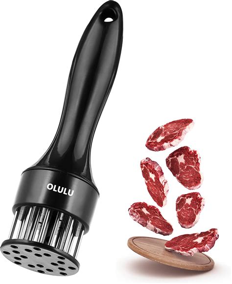 Amazon.com: HuaHengHT Meat Tenderizer with 48 Stainless Steel Ultra ...